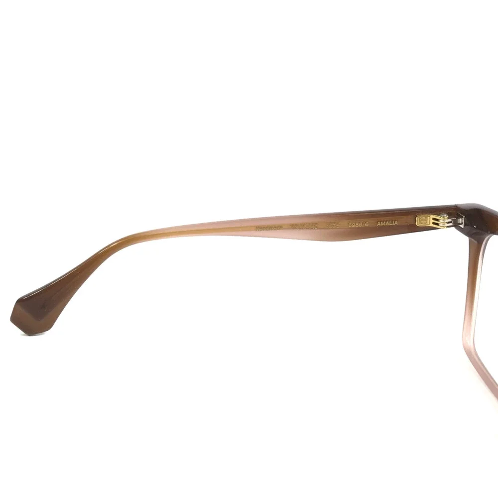 Gigi Studios Eyeglasses Frames AMALIA 6886/6 Brown Gradient Cat Eye 53-16-140